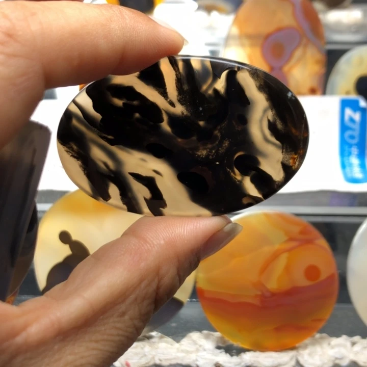 合金玛瑙/玉髓珠宝奇石73有瑕