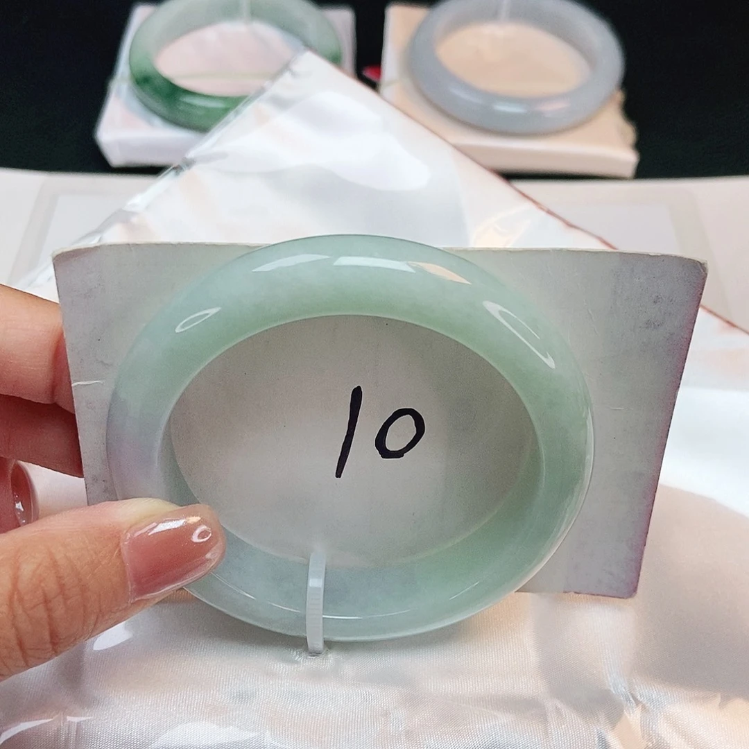 未镶嵌手镯翡翠 正圈54+