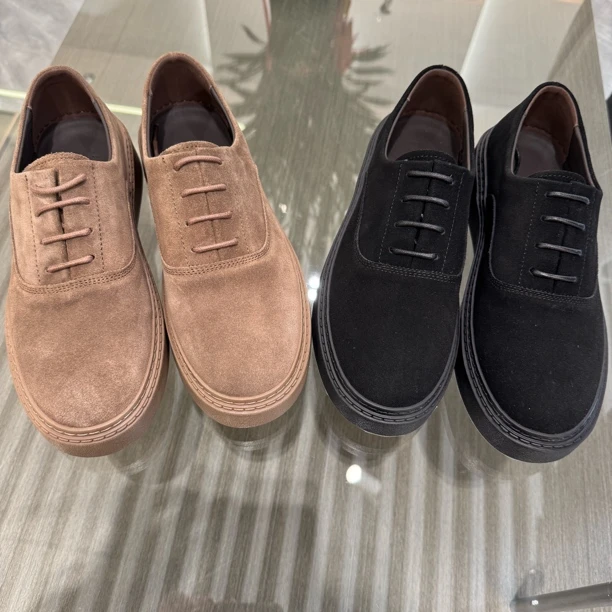 【翻毛皮系带】8593男士休闲百搭板鞋