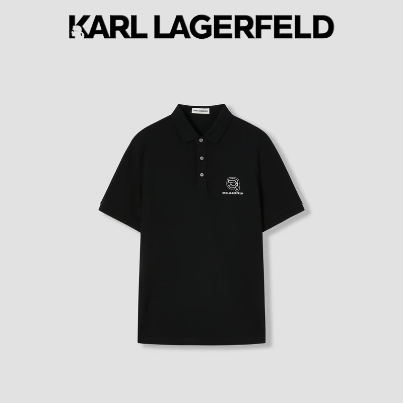 【官方男装】KARLLAGERFELD卡尔拉格斐Polo衫衣服1K1E30606954