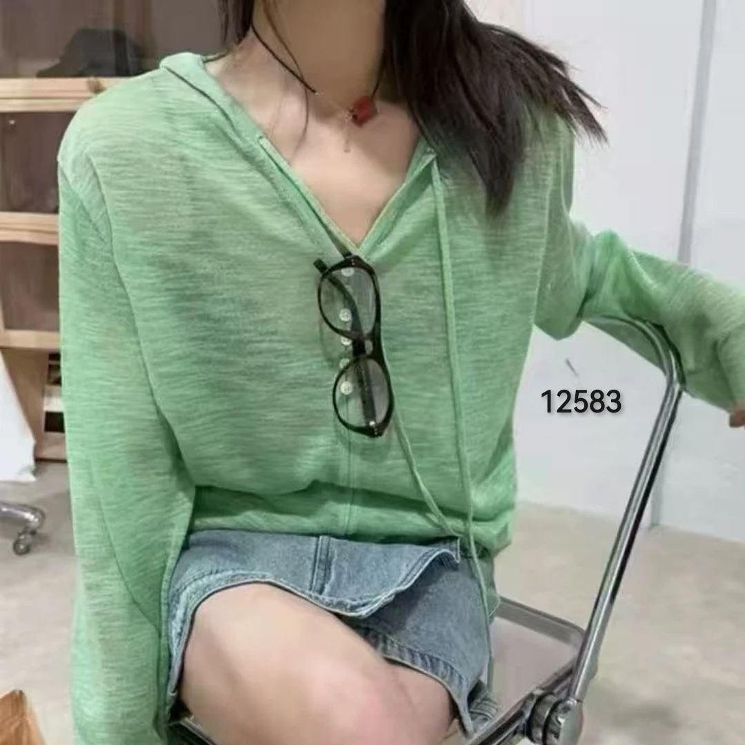 12583（部分无水洗唛，介意慎拍）WANGDAN新款净版五粒扣长袖