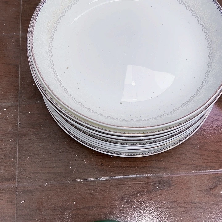 搪瓷冰清8寸深10个装