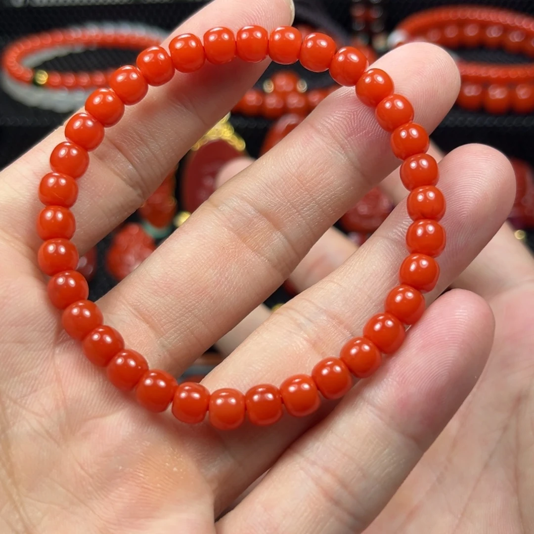 南红玛瑙未镶嵌老型单圈