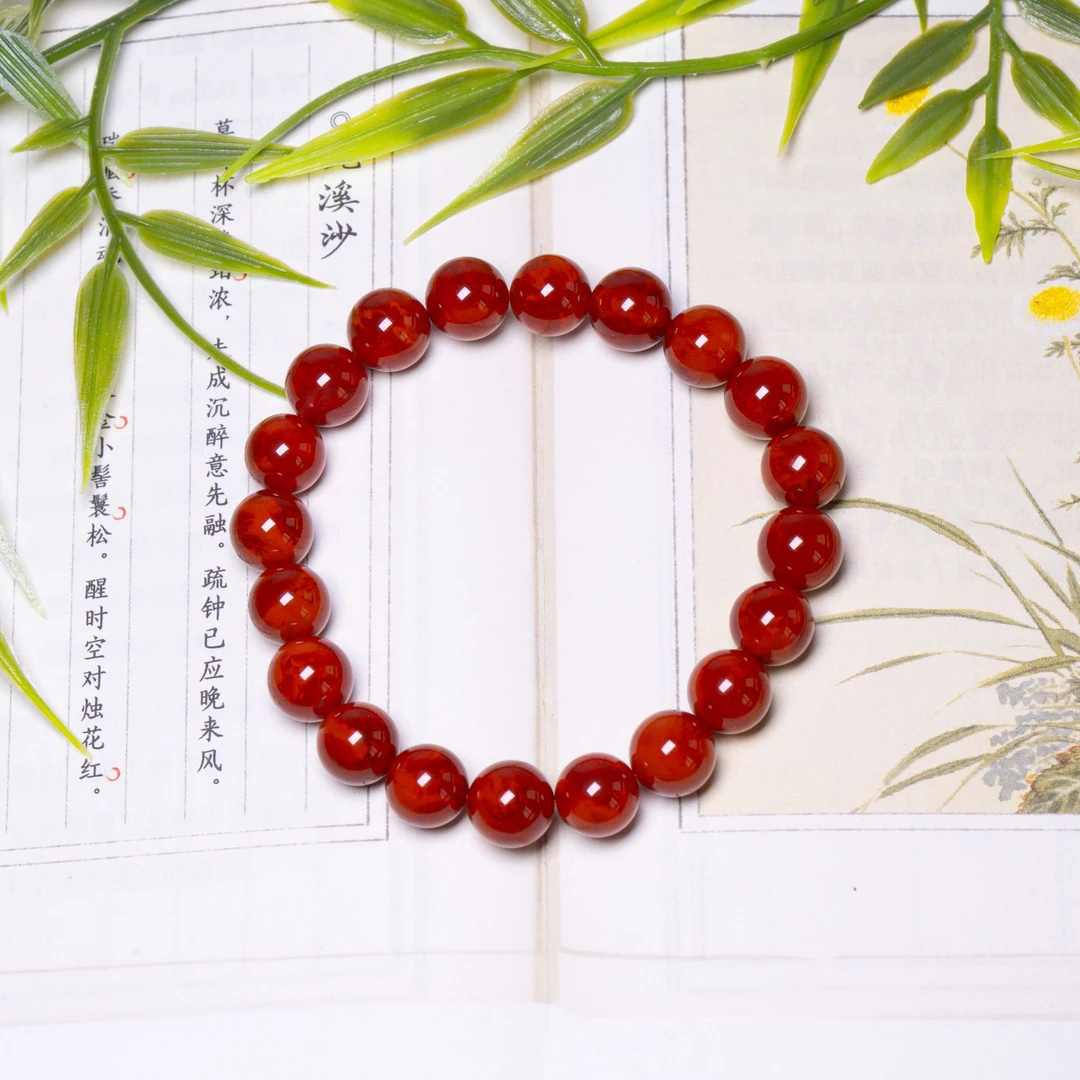 原矿瓦西南红牛血火焰手串【承禧原矿】SH20-1106多样性其一