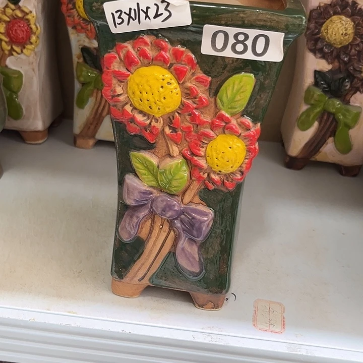紫砂花盆粗陶材质多肉花盆