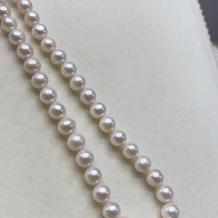 颈饰银S925镶嵌淡水珍珠➕8高品极光炫彩