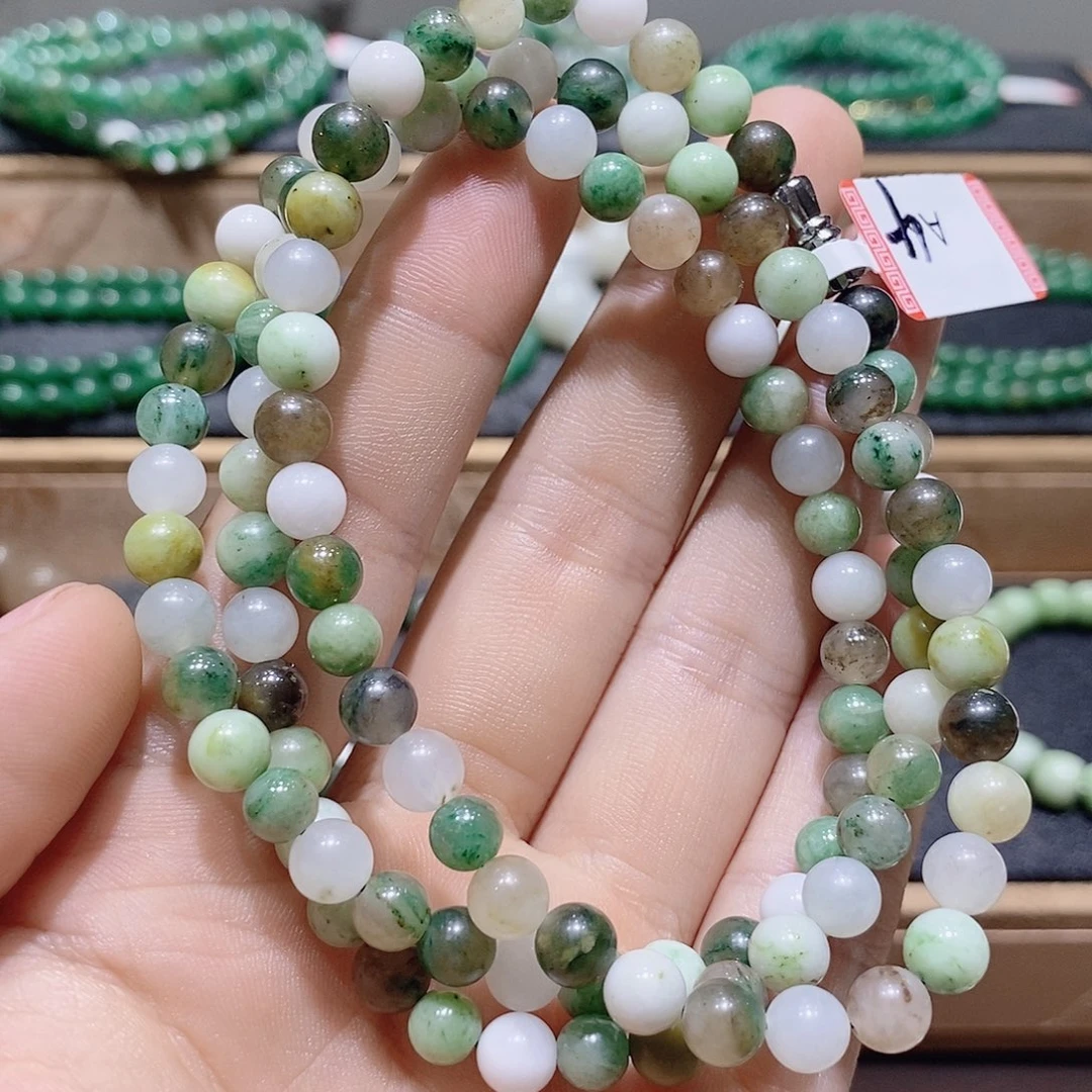 独山玉未镶嵌手串
