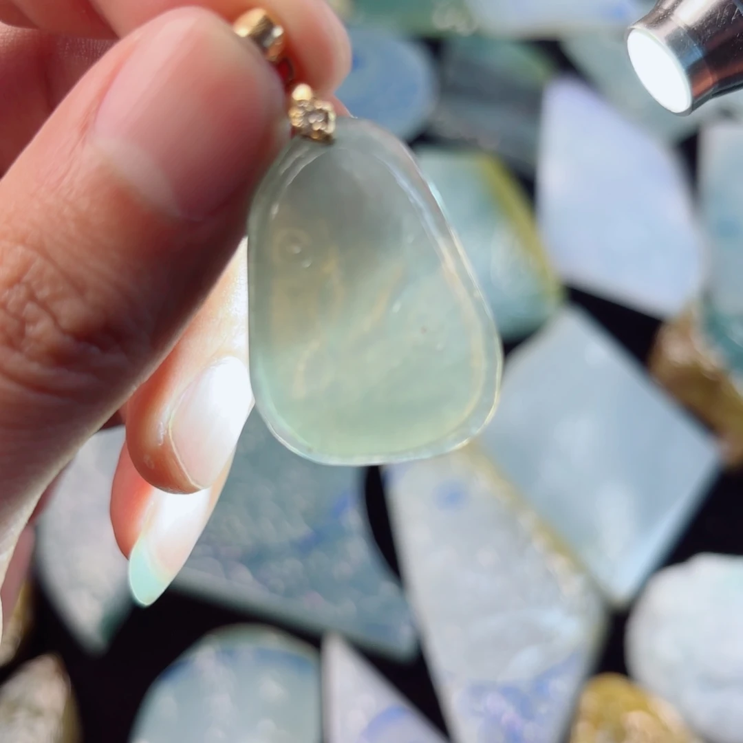 翡翠裸石天然缅甸翡翠A货