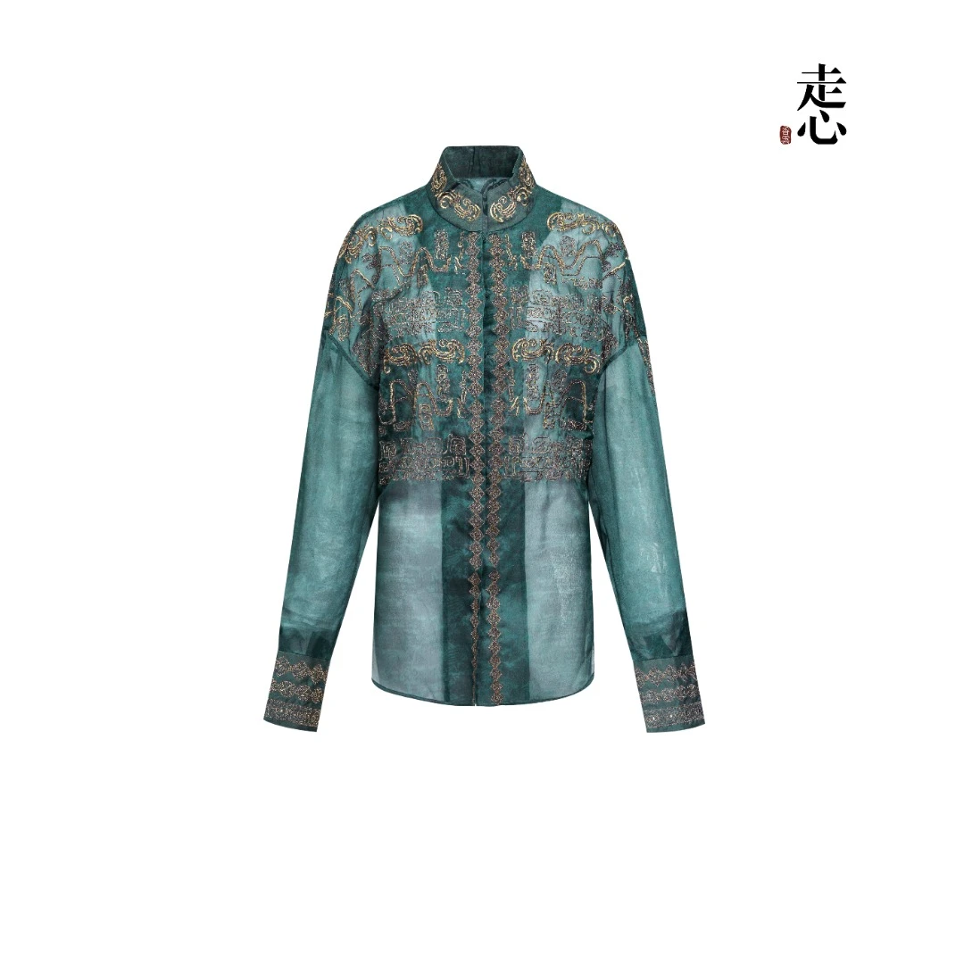 【香云走心】青铜灰 衬衫25ZY51160009