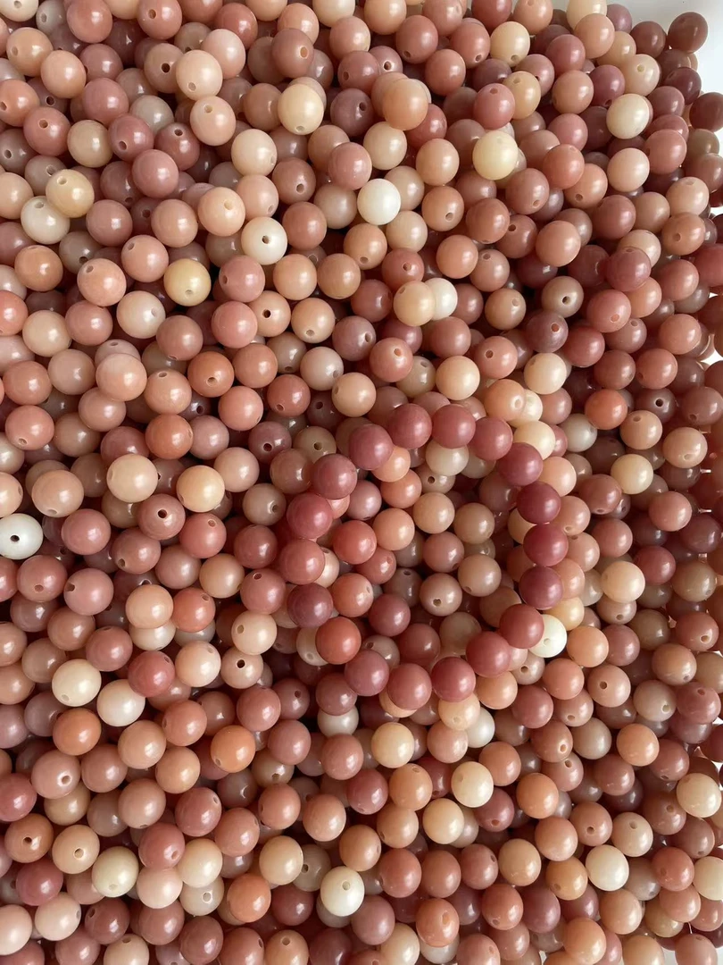 樱花粉色卡10mm菩提根散珠