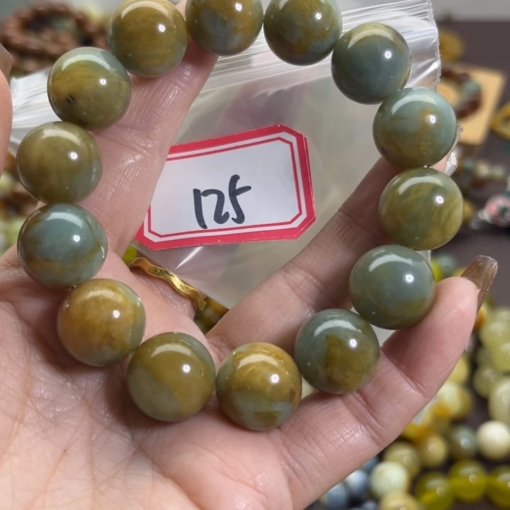 蛇纹石玉未镶嵌手链