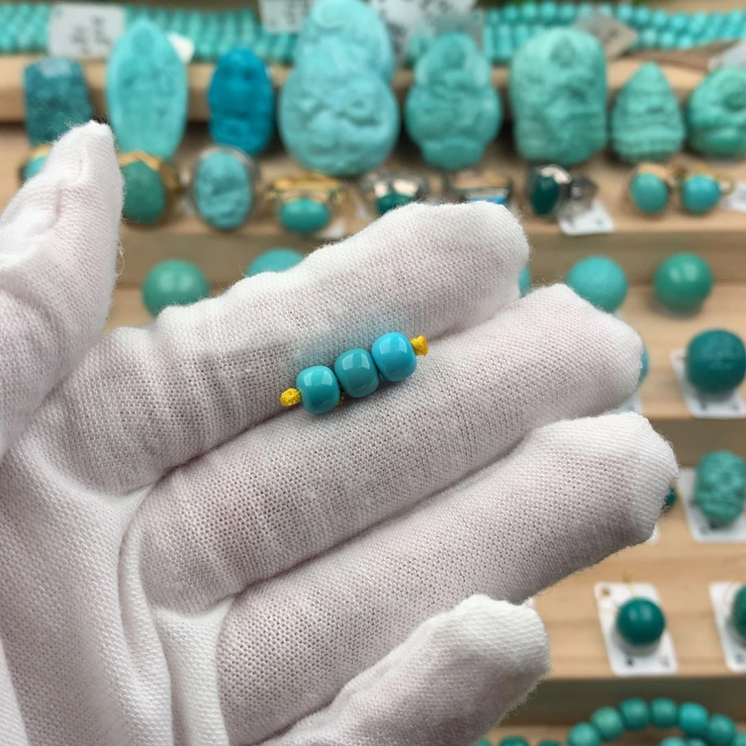 绿松石配饰未镶嵌6.0