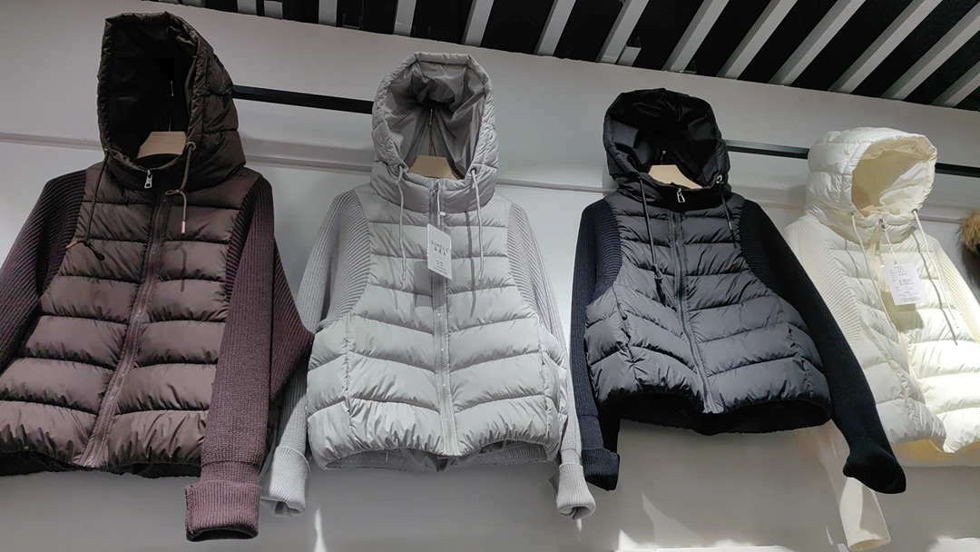 短款拼接棉衣修身短款女棉服保暖休闲秋冬时尚895-A198