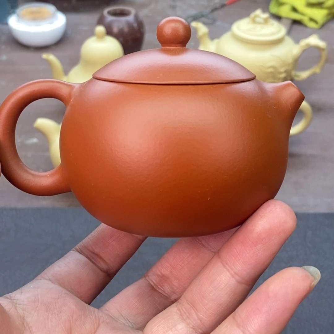 茶壶紫砂赵庄朱泥容量220