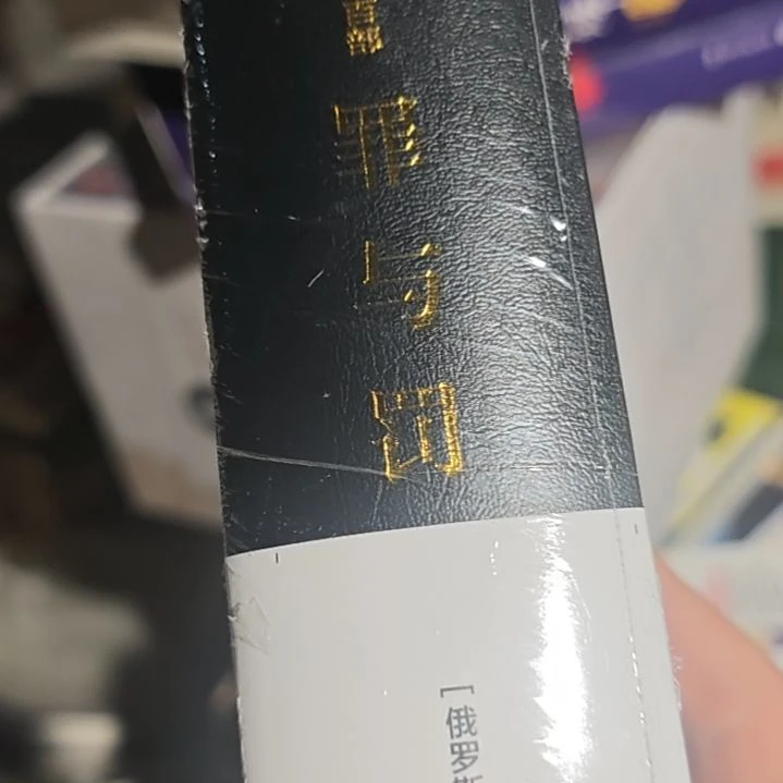 罪与罚。许愿冲老爷子体字儿，然后精装广西师范大学出版社塑封品样