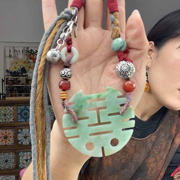 翡翠项链未镶嵌项链