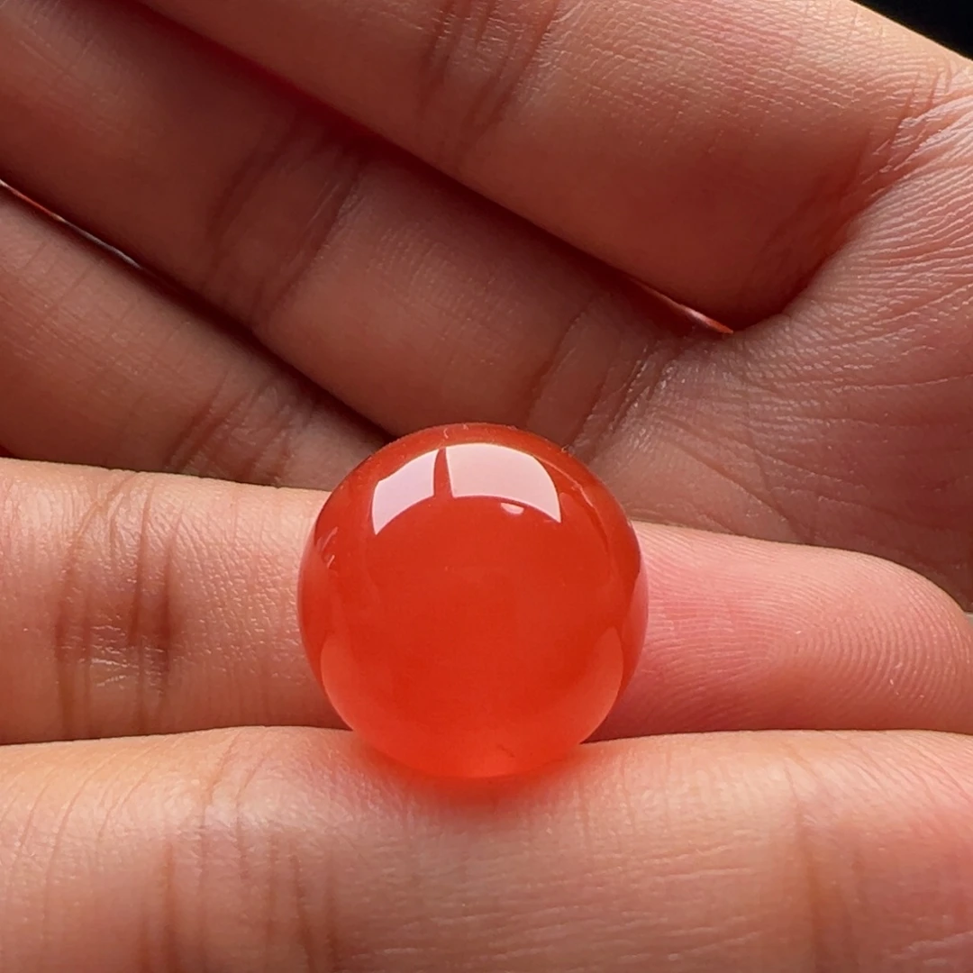 未镶嵌圆珠15.8南红玛瑙