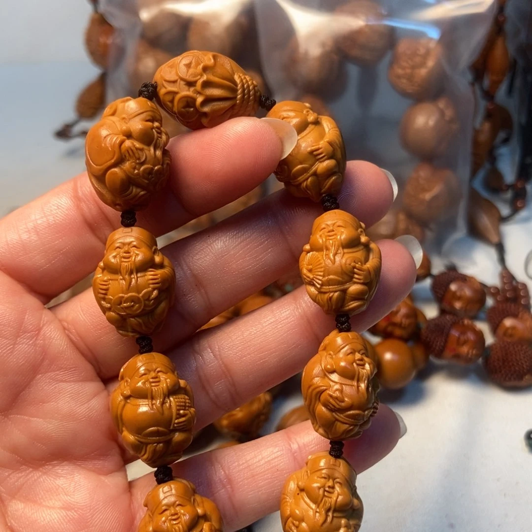 橄榄核手串/手链官帽财神16