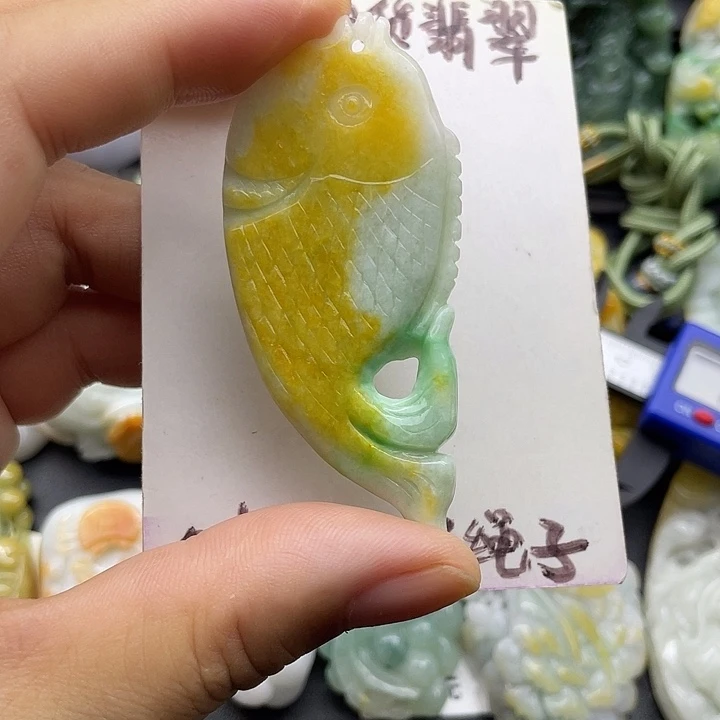 颈饰未镶嵌翡翠天然翡翠