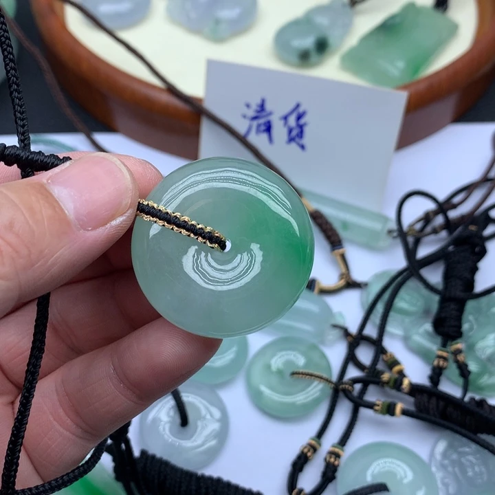 明***步一物一图，平安扣吊坠