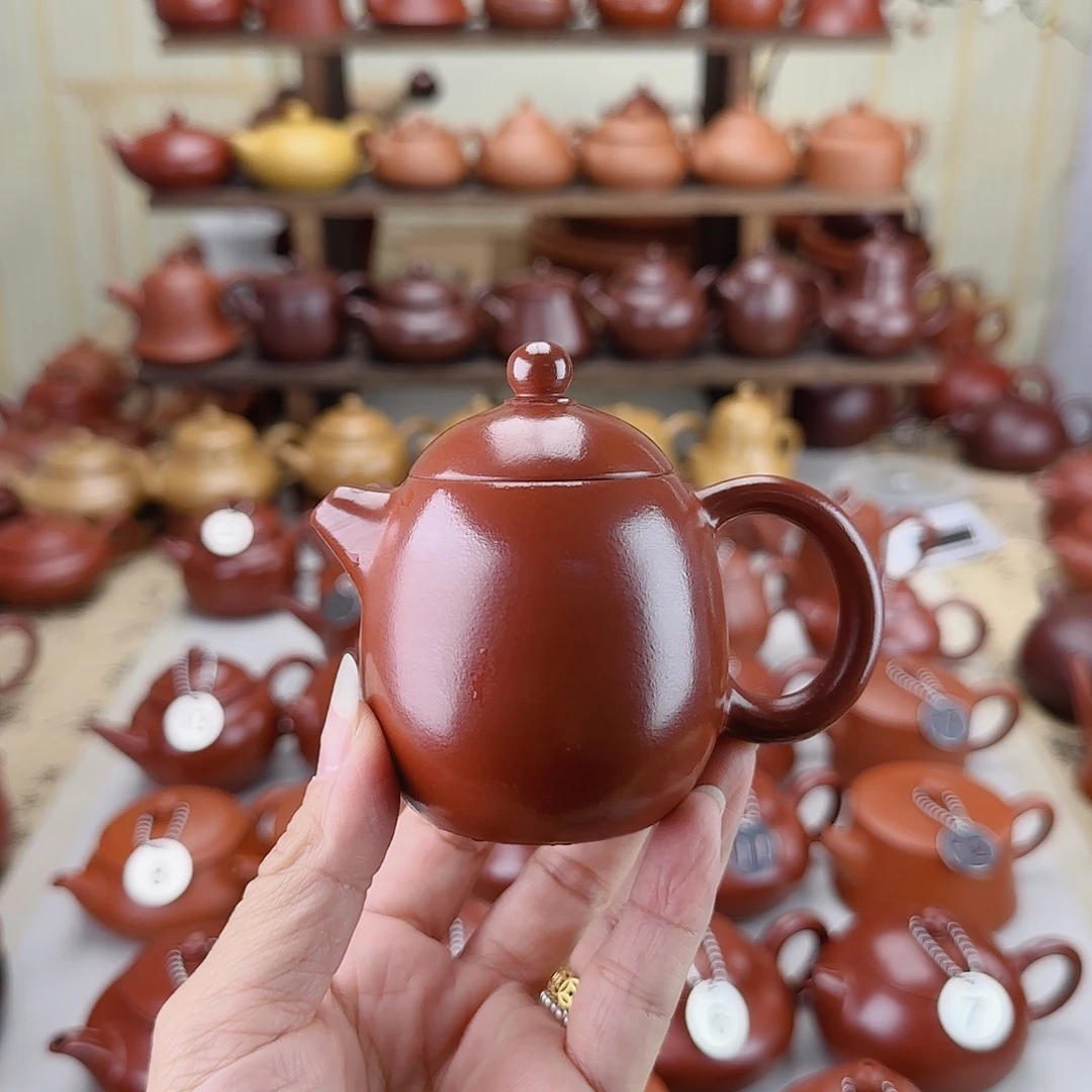 金***生紫砂茶壶大红袍龙蛋壶