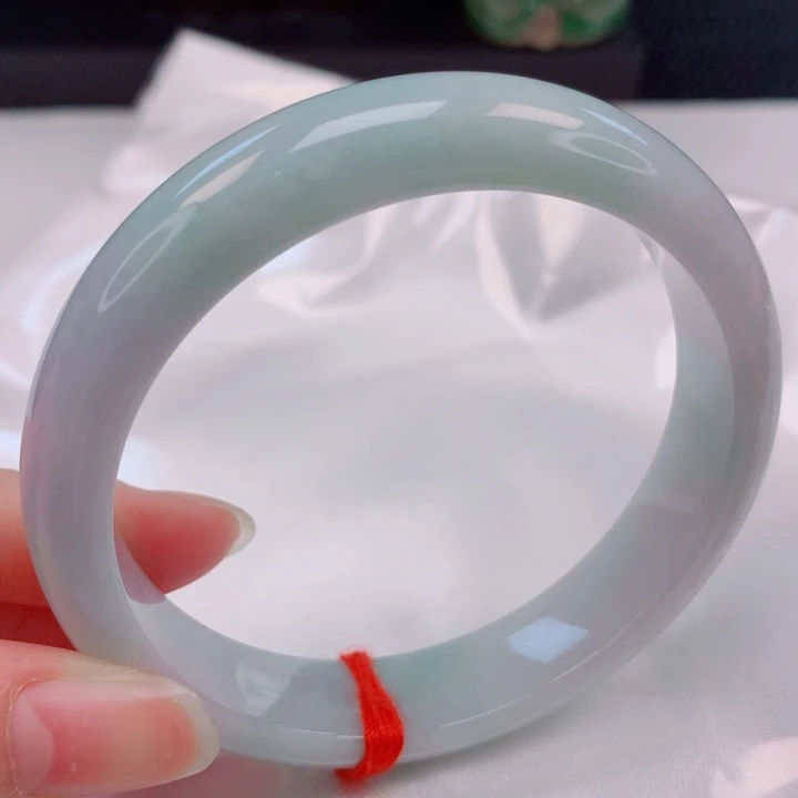 翡翠未镶嵌手镯57圈