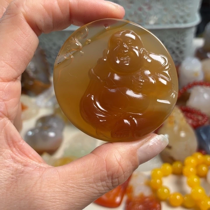 玛瑙/玉髓未镶嵌吊坠(不含链)