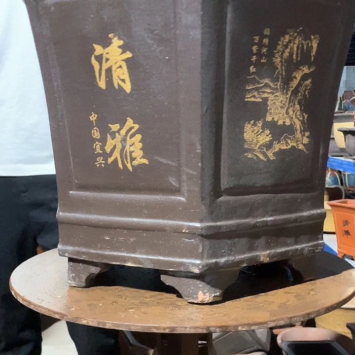 黑色清雅六方大号