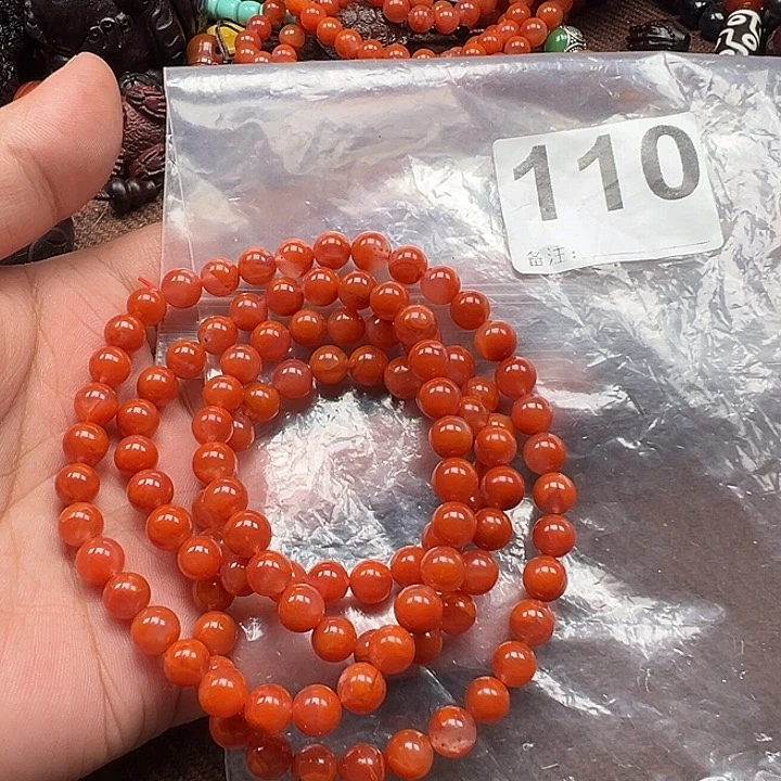 未镶嵌手链南红玛瑙好的0.8