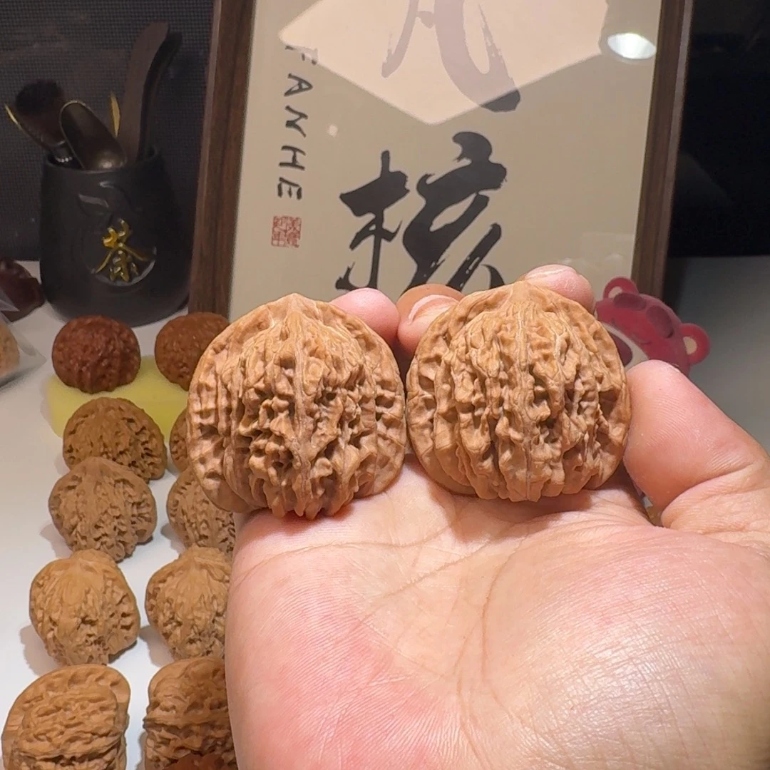 录***片吊坠文玩核桃43尺寸山地四座楼