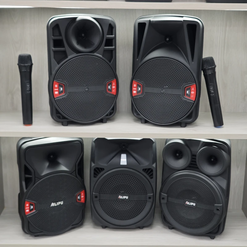 【无线双麦】M-8广场舞K歌蓝牙音响8寸户外便携广场舞大音响