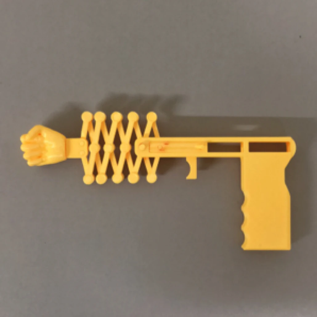 3D打印伸缩拳头玩具，pla环保材质
