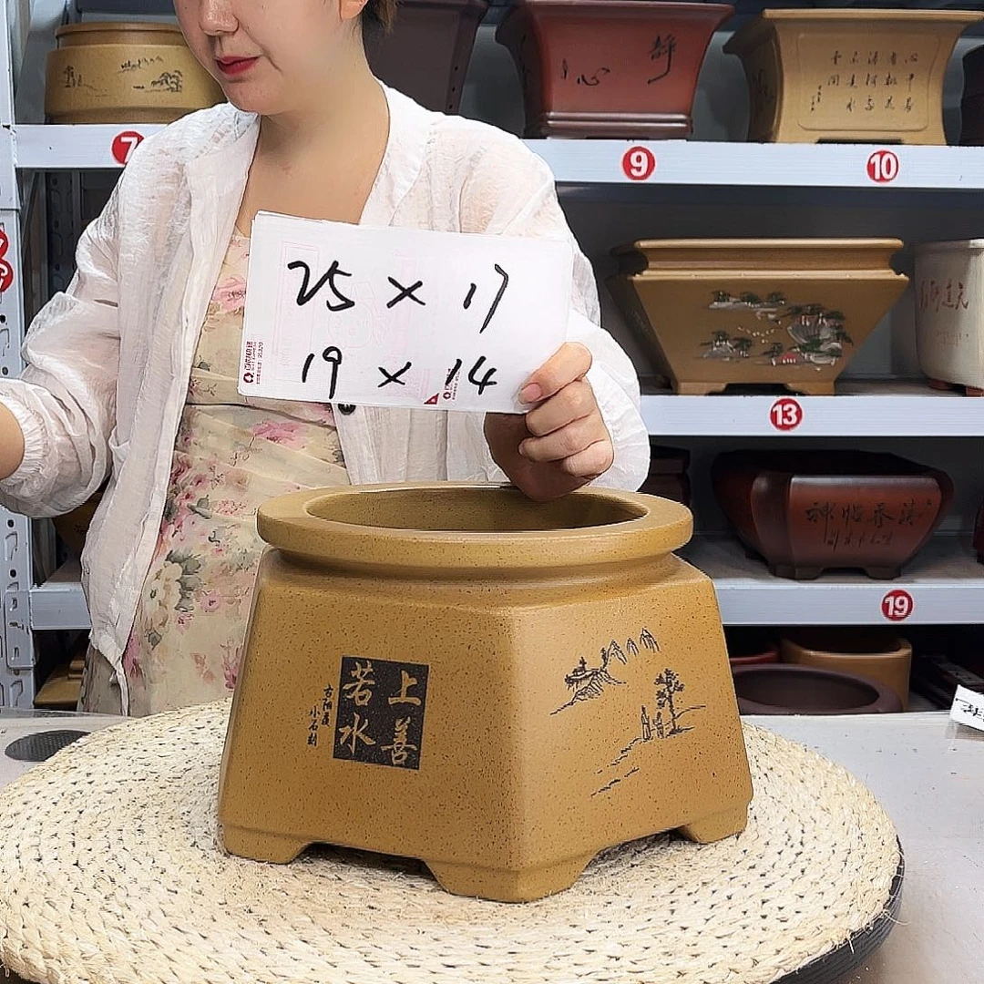 紫砂花盆紫砂花盆