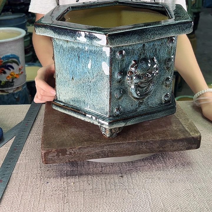 泳坤堂石湾盆陶瓷