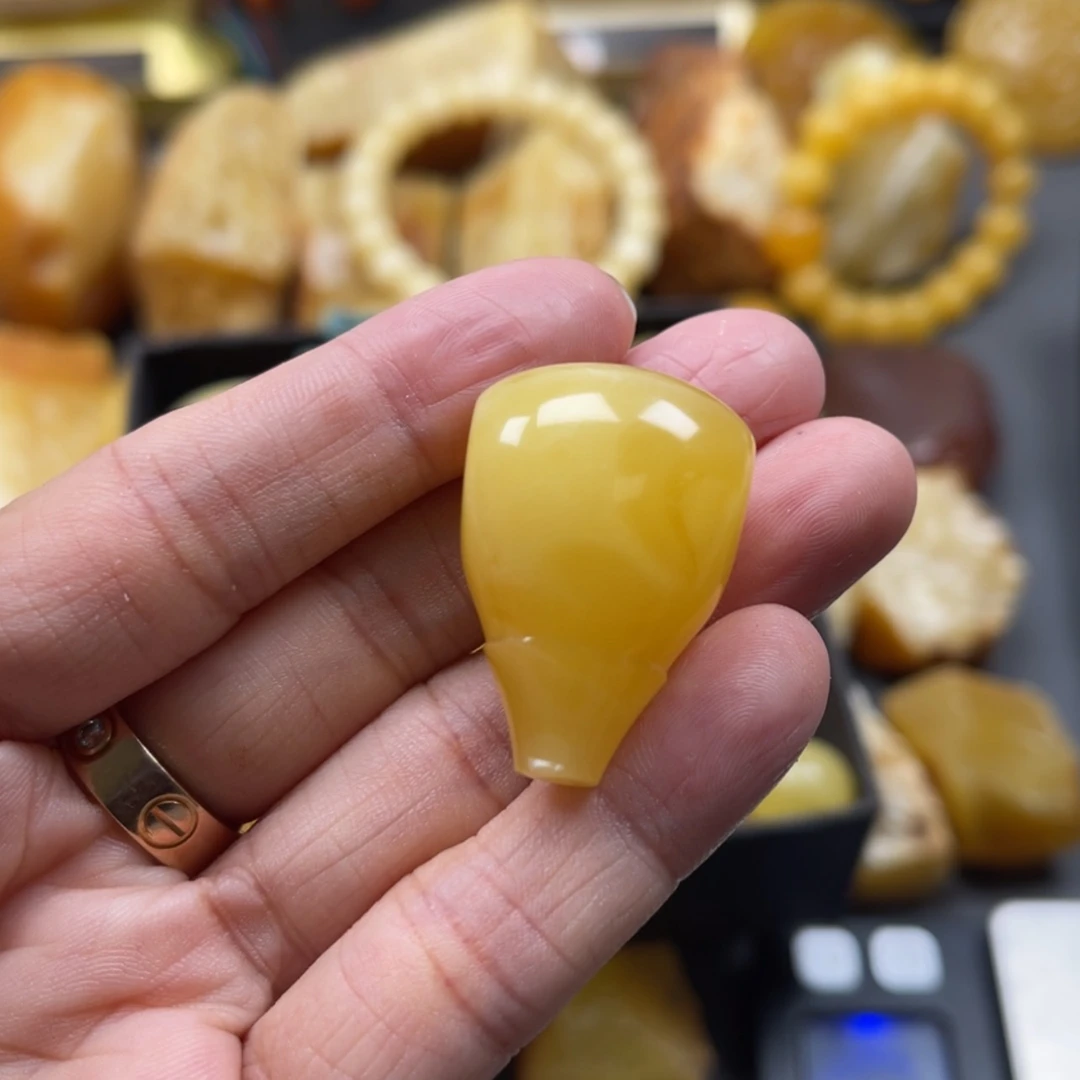【闪购商品】未镶嵌定制琥珀天然琥珀蜜蜡原石定制
