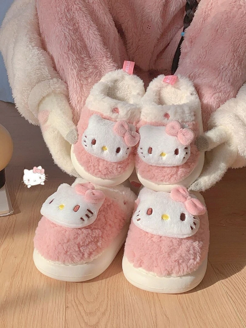 【暂下】福利高高货防滑毛毛棉拖室内外冬季居家保暖