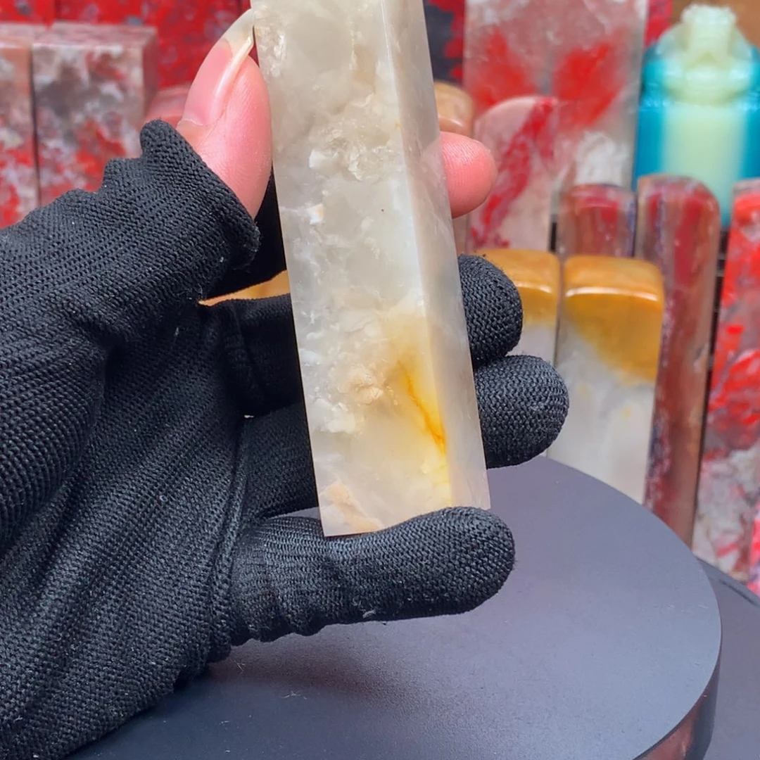 昌化石昌化荔枝冻印章