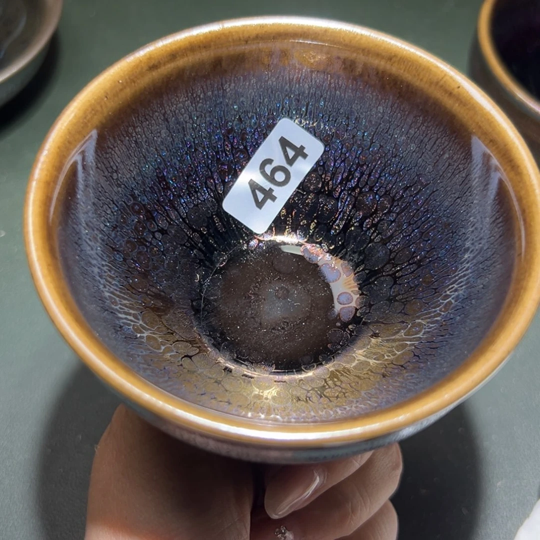 星***歌茶盏全手工原矿原釉建盏