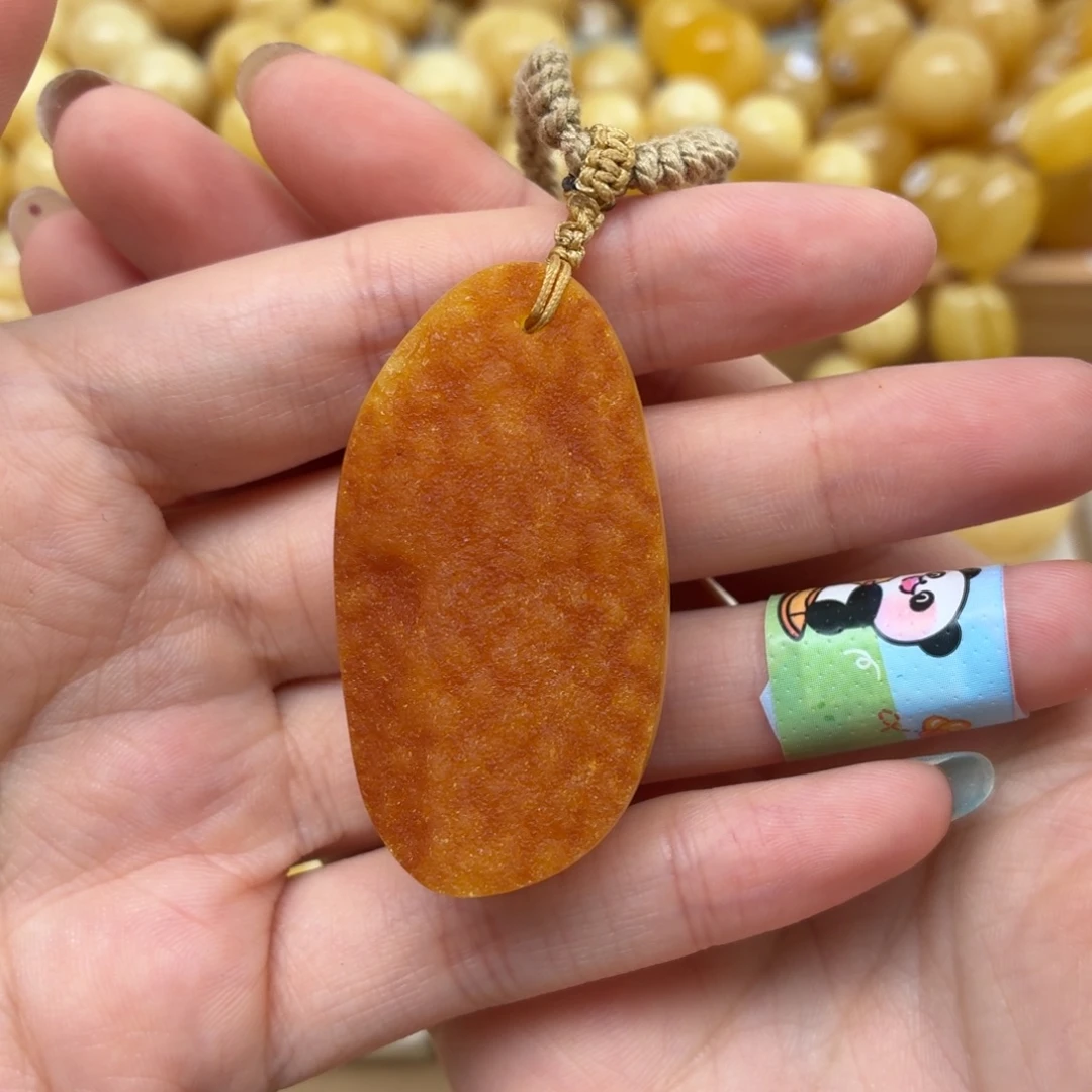 裸石蜜蜡未镶嵌蜜蜡随型双面皮