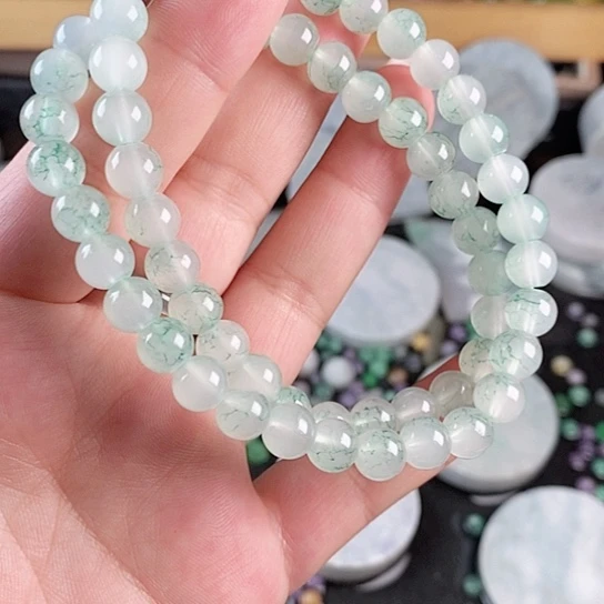 翡翠未镶嵌颈饰配饰