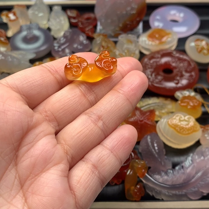 玛瑙/玉髓颈饰未镶嵌飘***活