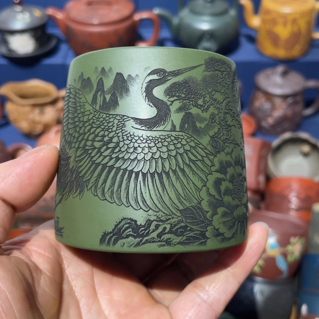 原矿紫砂手工主人杯