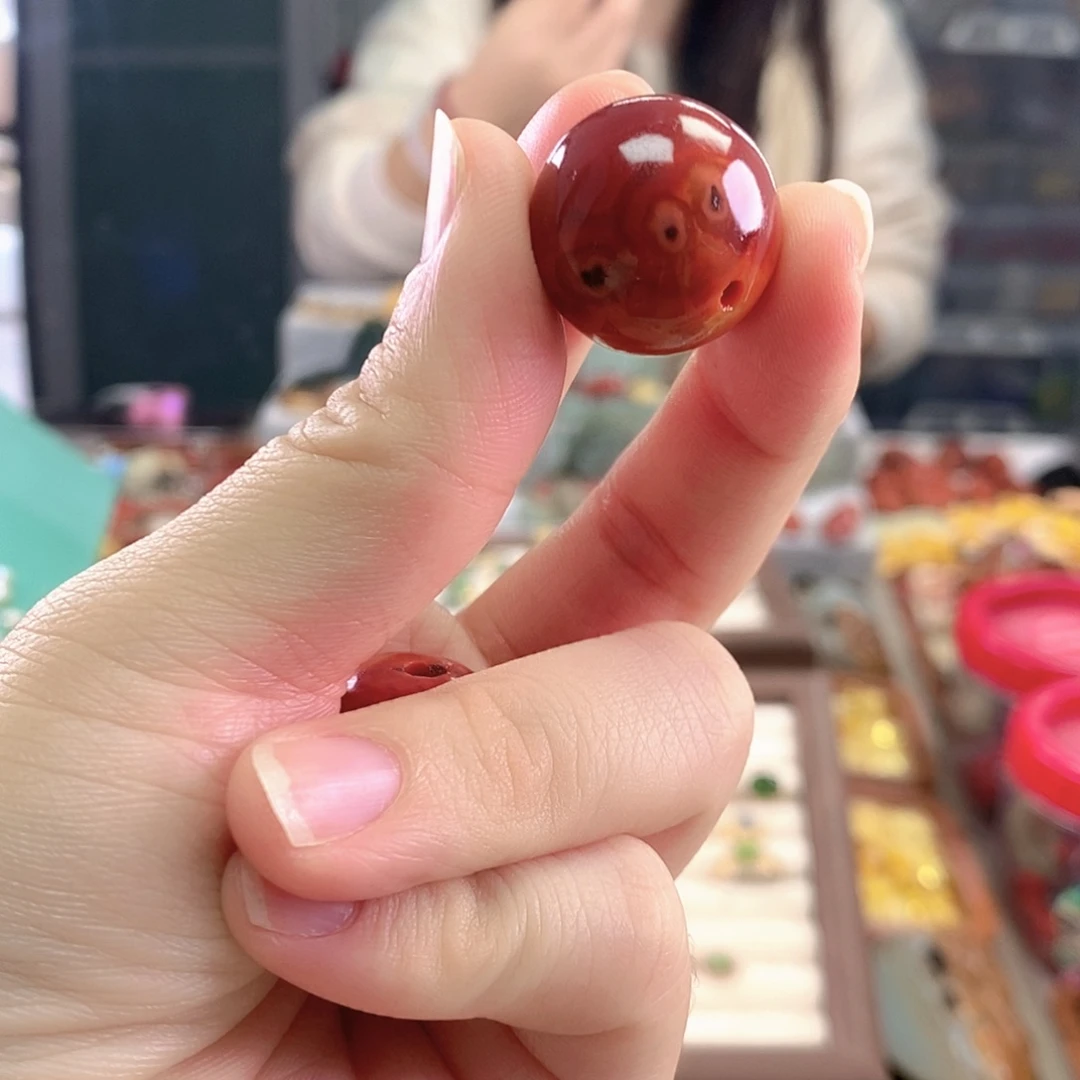 南红玛瑙合金手链