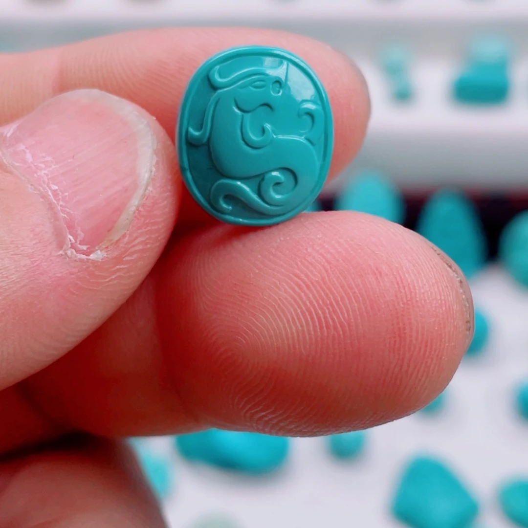 绿松石未镶嵌吊坠(不含链)