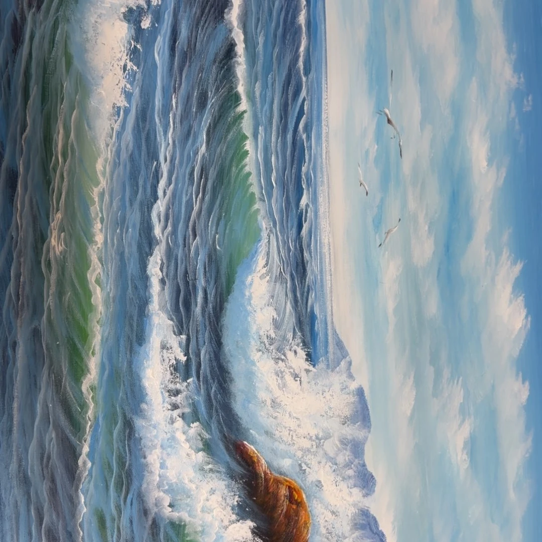 油画在哪呢我想问一下