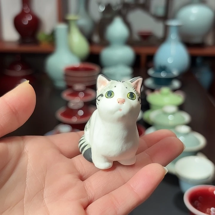 我***边陶瓷景德镇高温陶瓷摆件