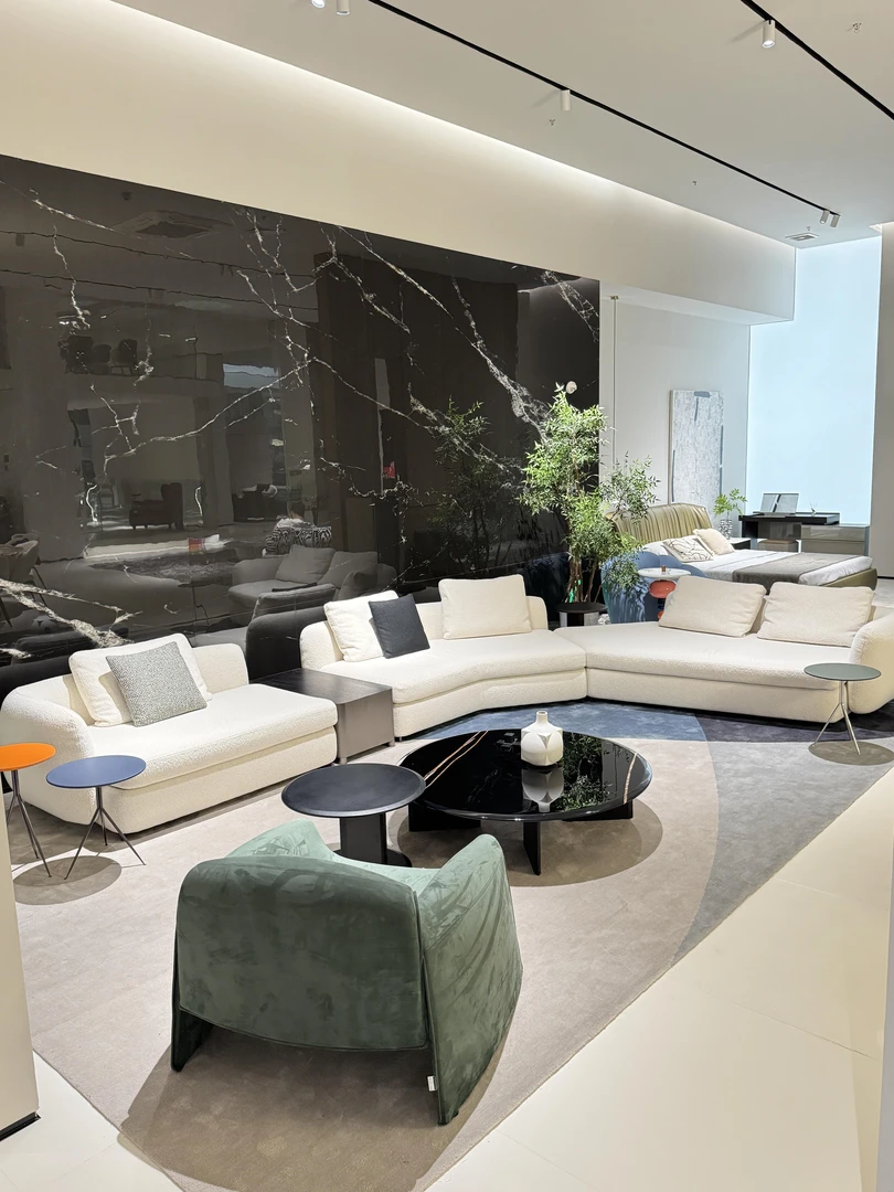 YOUKA/Poliform圣日耳曼沙发意式异形客厅弧形大平层小户型转角