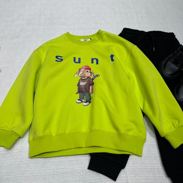 31065高端童装时尚百搭秋冬新品加绒卫衣C4-1-2