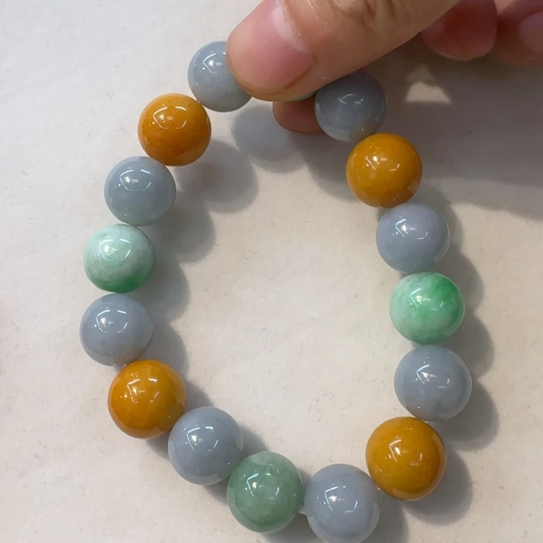 翡翠未镶嵌手链手串