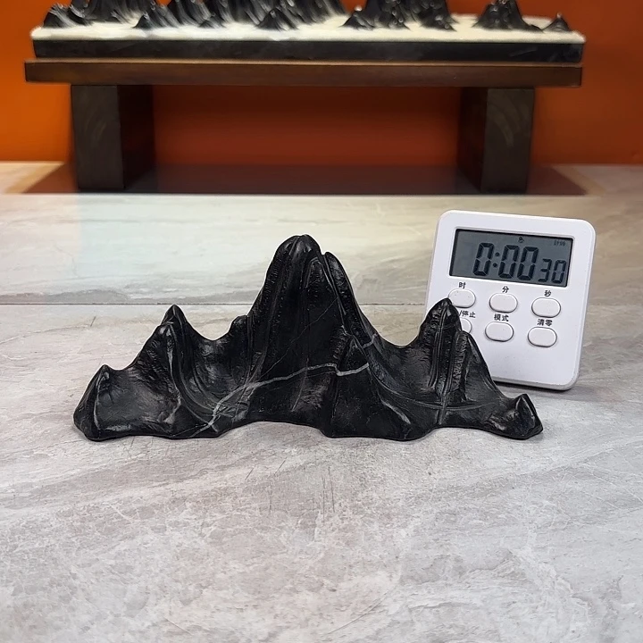 灵璧石奇石摆件沈*